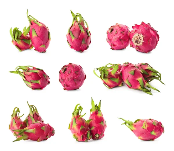 배경에 맛있는 분홍용 열매를 — 스톡 사진