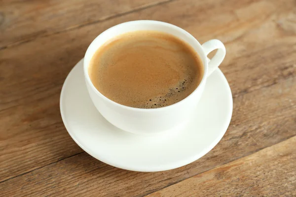 Kopp Gott Kaffe Träbord — Stockfoto