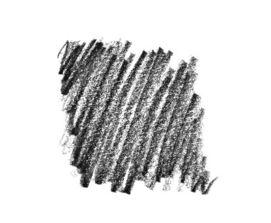 Beyaz arkaplanda el çizimi kalem karalaması, üst görünüm