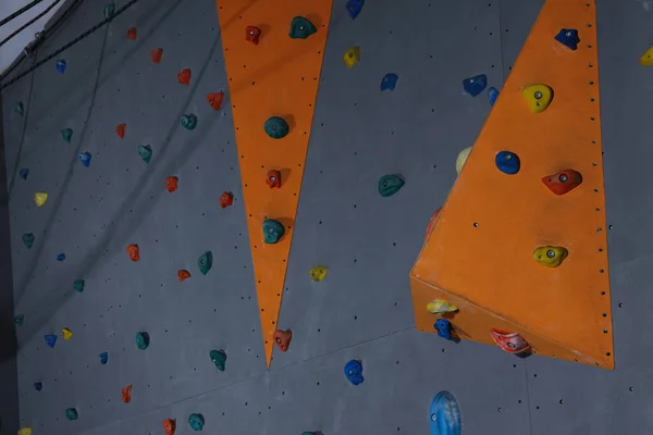 Climbing Wall Holds Gym Extreme Sport — Zdjęcie stockowe