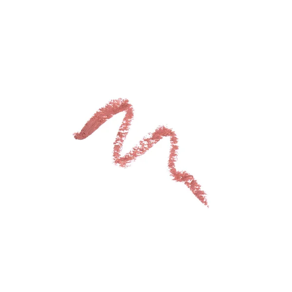 Bright Lip Pencil Stroke White Background — Stock Photo, Image