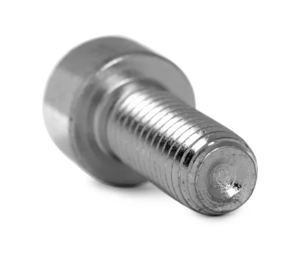 One Metal Socket Bolt Isolated White — Stock Photo, Image