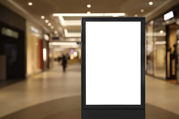 Alışveriş Merkezindeki Boş Reklam Panosu Metin Için Boşluk — Stok fotoğraf