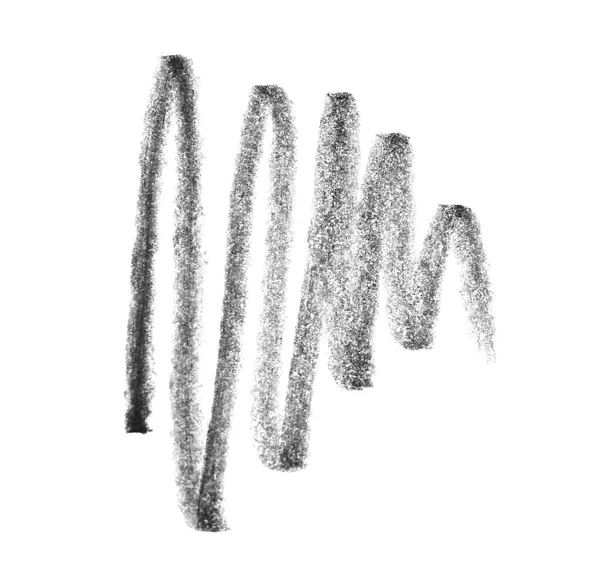 Hand Drawn Pencil Scribble White Background Top View — Stock Photo, Image