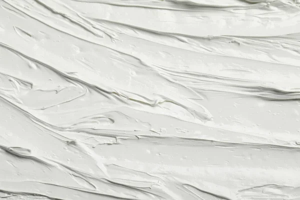 Текстура Білої Олійної Фарби Фон Крупним Планом — стокове фото