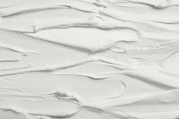 Textura Pintura Óleo Blanco Como Fondo Primer Plano —  Fotos de Stock
