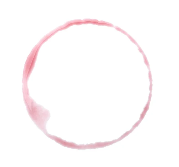 Wine Ring White Background Top View — Stock Photo, Image