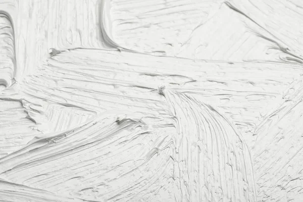 Texture White Oil Paint Background Closeup Stock Photo by