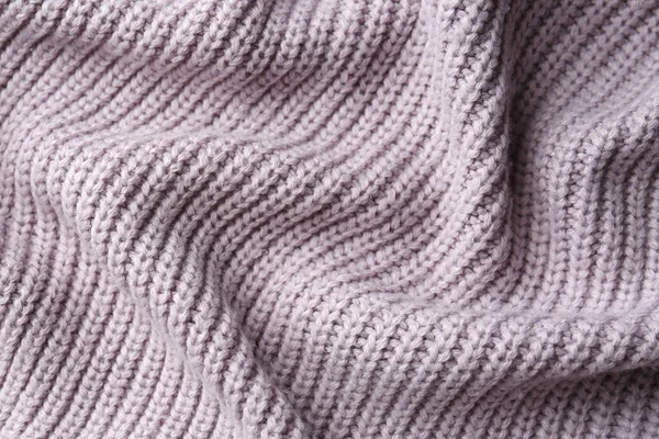 Bellissimo Tessuto Maglia Viola Come Sfondo Vista Dall Alto — Foto Stock
