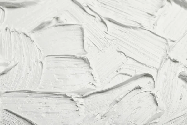 Premium Photo  Texture of white oil paint as background closeup