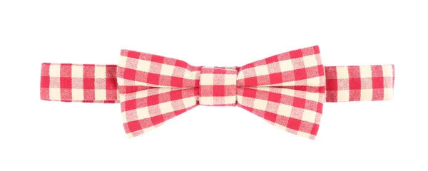 Стильна Червона Краватка Губ Ізольована Білому — стокове фото