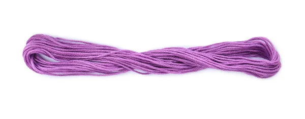 Helder Violet Borduurgaren Witte Achtergrond — Stockfoto