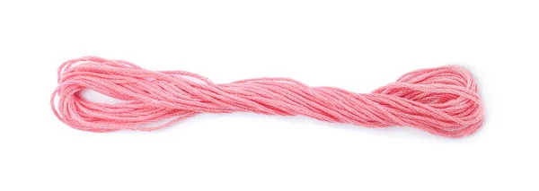 Helder Roze Borduurgaren Witte Achtergrond — Stockfoto