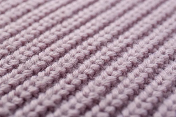 Красивая Фиолетовая Трикотажная Ткань Качестве Фона Крупным Планом — стоковое фото