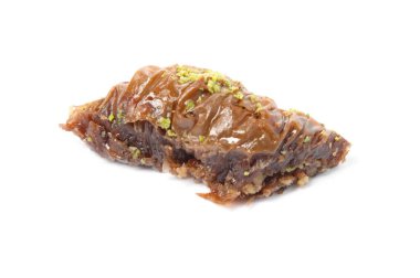 Beyaz fıstıklı enfes bir baklava.