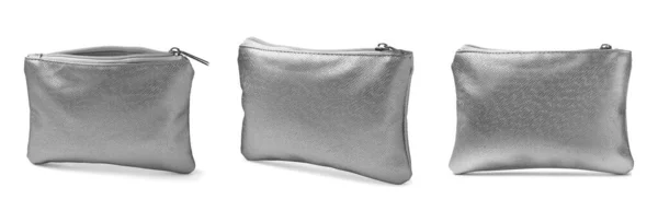白を基調としたおしゃれな化粧品バッグをセット バナーデザイン — ストック写真