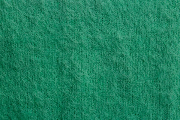 Beautiful Green Fabric Background Top View — Stock Photo, Image