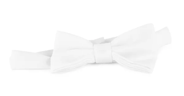 Elegante Laço Elegante Gravata Isolada Branco — Fotografia de Stock