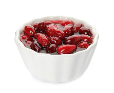 Lezzetli köpek ahşabı reçeli ve beyaz böğürtlenli.