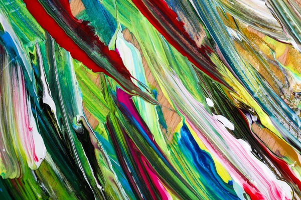 Abstrakcyjne Kolorowe Farby Akrylowe Jako Tło Widok Góry — Zdjęcie stockowe