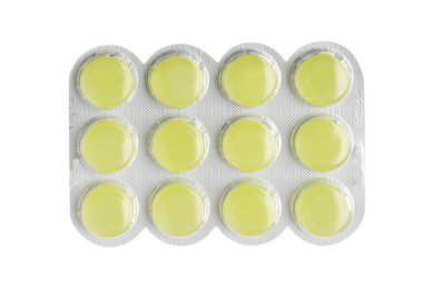 Sarı öksürük pastili su topladı.