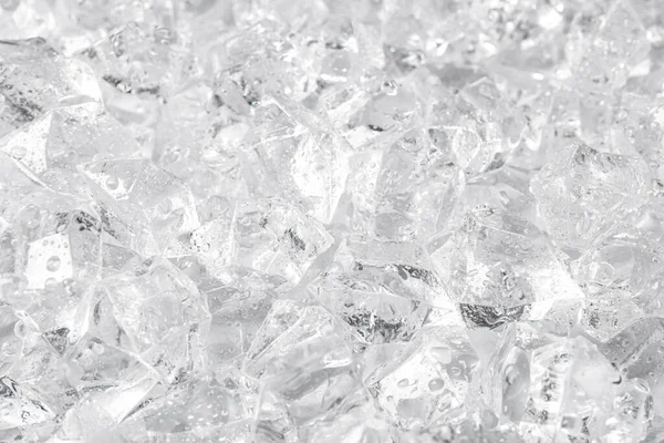 Čistý Drcený Led Jako Pozadí Detailní Pohled — Stock fotografie