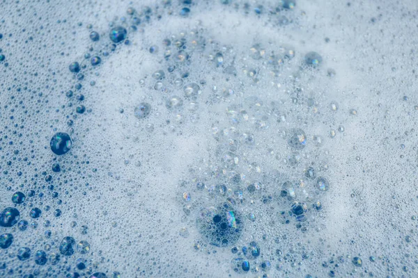 Mousse Détergente Comme Fond Vue Dessus Lavage Des Mains — Photo