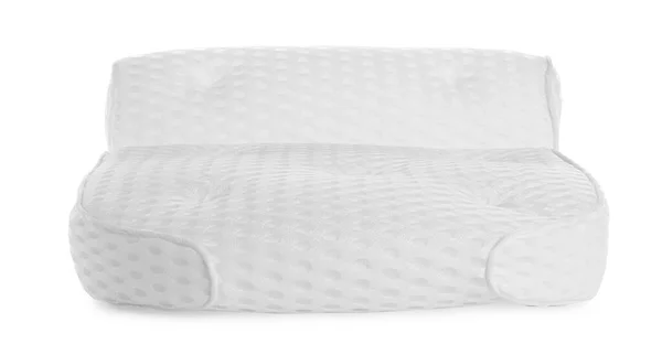 New Soft Bath Pillow Isolated White — Stock Photo, Image