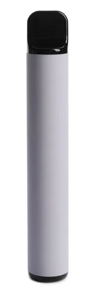 Cinza Cigarro Eletrônico Descartável Isolado Branco — Fotografia de Stock