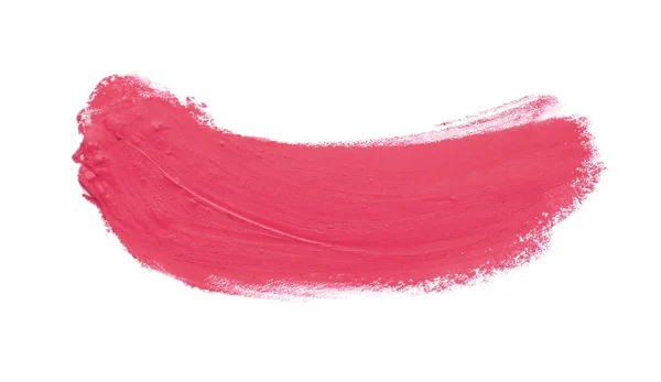 Swatch Lipstick Isolated White Top View — Stock Photo, Image