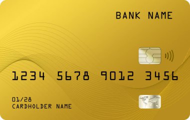 Çip kartı, illüstrasyon. Tasarım için model