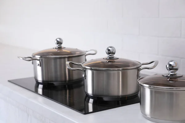 Set New Clean Cookware Kitchen — Stock Photo, Image