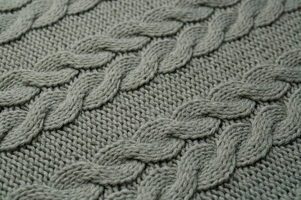 Arka plan olarak güzel desenli örülmüş kumaş, üst görünüm