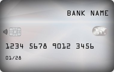 Çip kartı, illüstrasyon. Tasarım için model