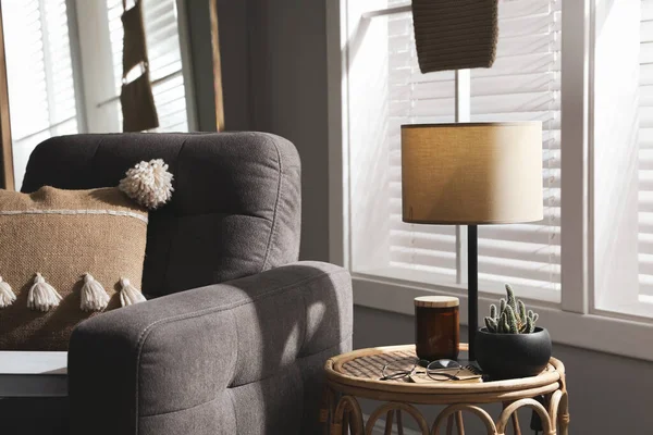 Room Interior Stylish Lamp Furniture — Stock Photo, Image