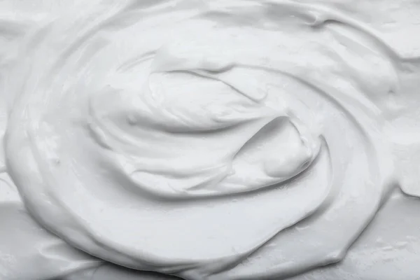 Closeup View White Body Cream Background — Stock Photo, Image