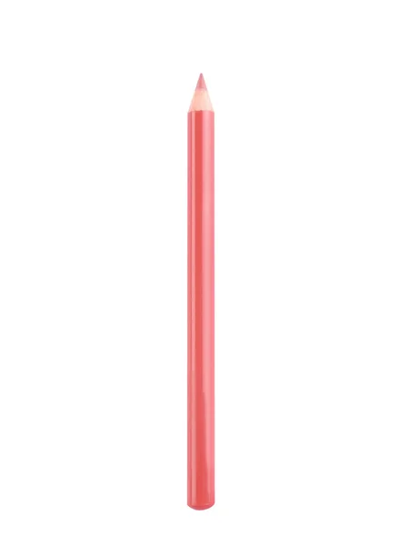 Lápis Lábio Isolado Branco Vista Superior Produto Cosmético — Fotografia de Stock