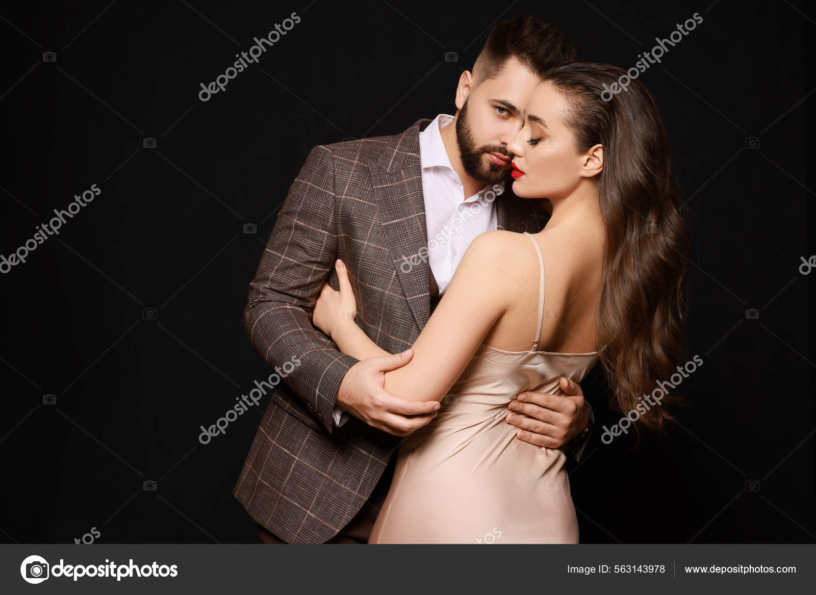 Handsome couple seduction Stock Photos, Royalty Free Handsome couple  seduction Images | Depositphotos