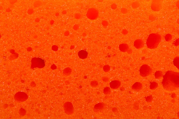 Σφουγγάρι Καθαρισμού Πορτοκαλιού Φόντο Πάνω Όψη — Φωτογραφία Αρχείου
