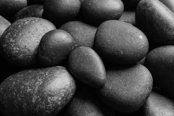 Arkaplan olarak birçok farklı taş, yakın görünüm