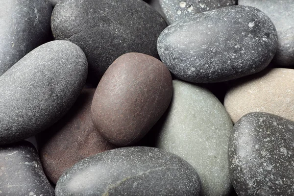 Viele Verschiedene Steine Als Hintergrund Nahaufnahme — Stockfoto