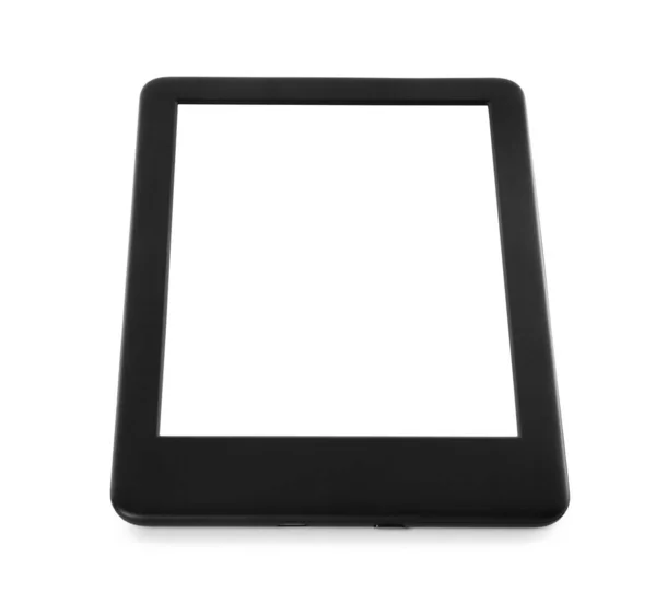 Modern Book Reader Blank Screen Isolated White — Stock Photo, Image