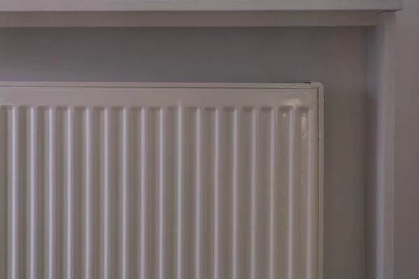 Vue Rapprochée Radiateur Panneau Moderne Intérieur — Photo