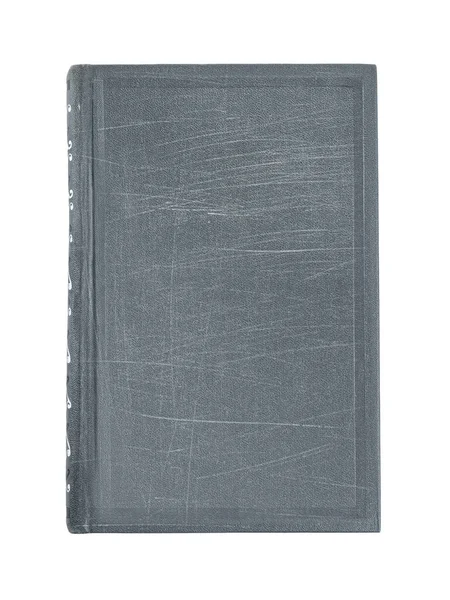 Eski ciltli kitap beyaza izole edilmiş. Tasarım için boşluk