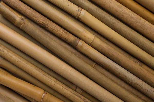 Trockene Bambusstäbe Als Hintergrund Draufsicht — Stockfoto