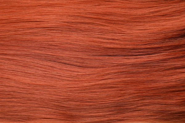 Texture Red Hair Background Closeup —  Fotos de Stock