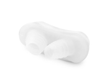 Burun için horlama önleyici cihaz beyazda izole