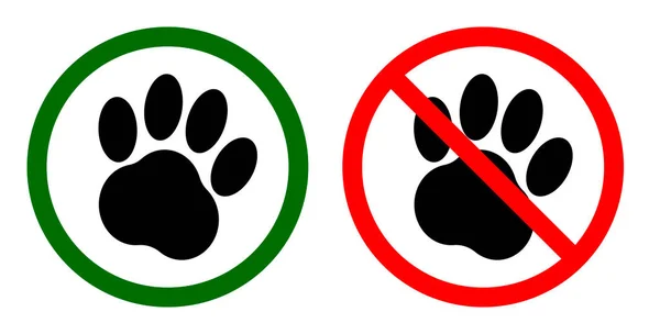 Signs Dogs Zone Pets Allowed White Background Collage Illustration — Fotografia de Stock