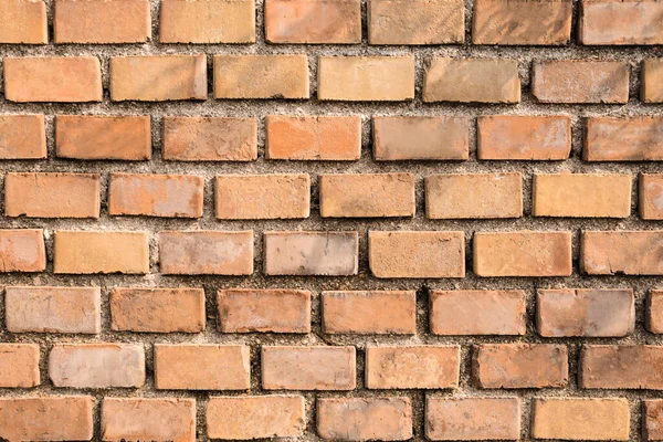 Texture Red Brick Wall Background Closeup View — Stockfoto