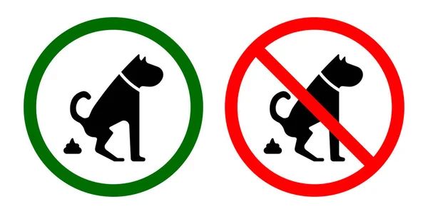 Tekent Geen Dog Waste Please Clean Pets Witte Achtergrond Collage — Stockfoto